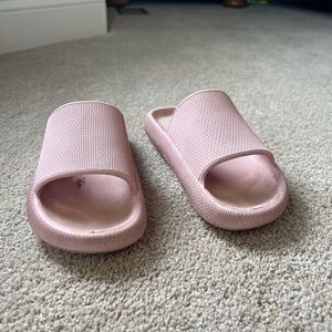 Mia Pink Plastic Sandals Size 2